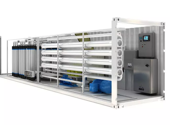 MECO Containerized Reverse Osmosis Packaged System