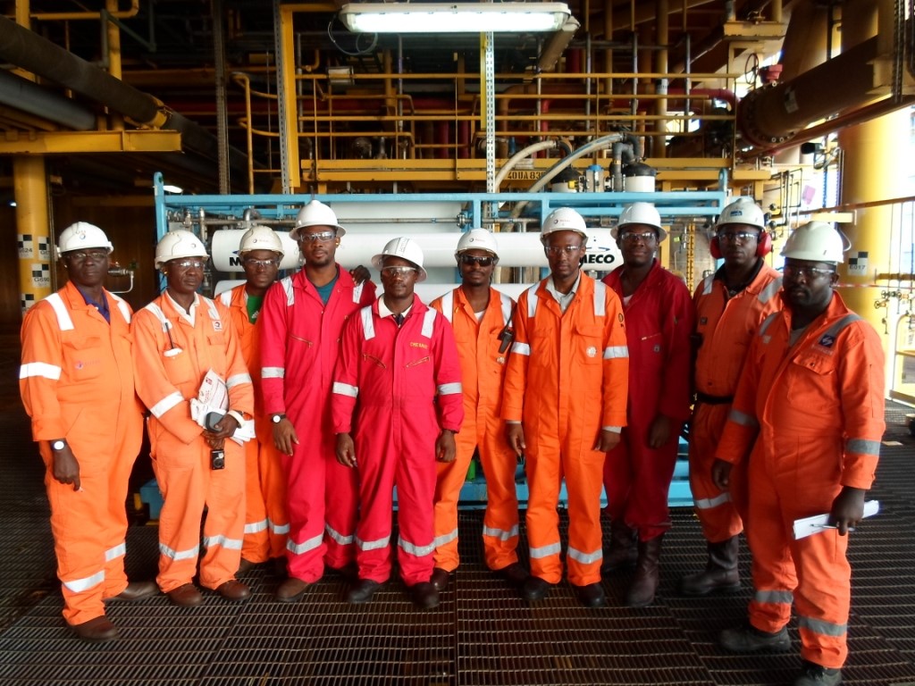 Employees at Plant in West Africa