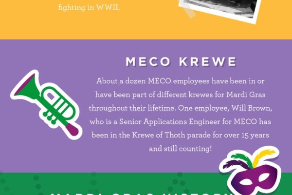 History of MECO and Mardi Gras