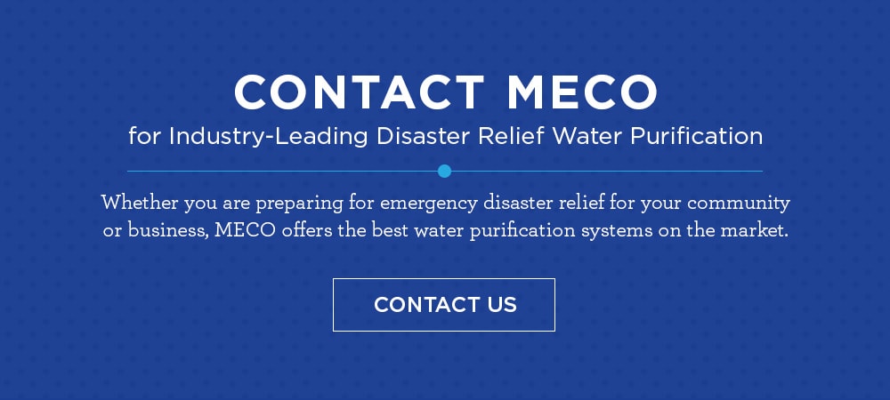 leader in disaster relief water